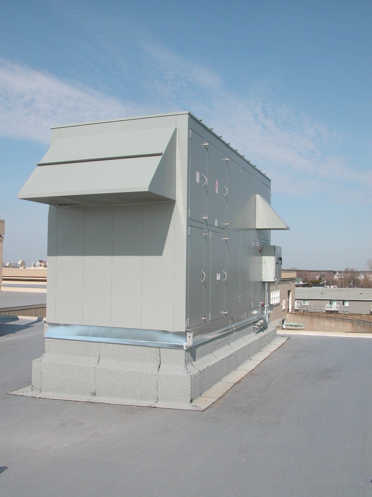 Unit� de ventilation/r�cup�ration au toit